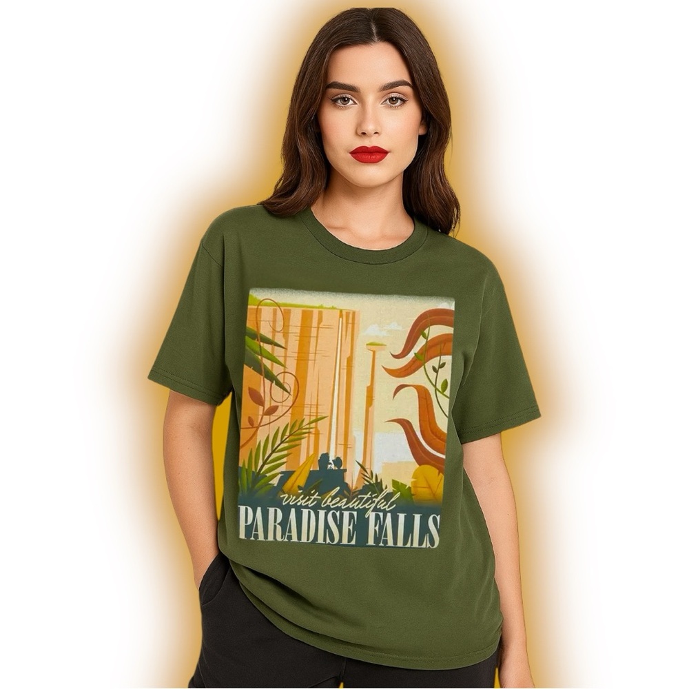 Disney Pixar Up Paradise Falls Poster T-Shirt